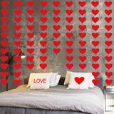 Felt Heart Garland Banner for Valentine's Day Weddings & Party Decorations Style 2