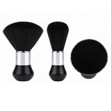 Hair Sweeper Duster Brush Soft with Storage Case for Home and Barbershop Silver