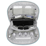 Travel Gadget Bag Organizer Small Electronics Organizer Pouch for Cables Cords Chargers Grey