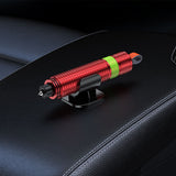 Car Safety Hammer with Window Breaker and Belt Cutter Red