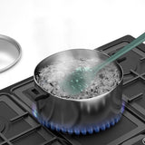 9 PCS Silicone Spatula Set Non-Stick Baking Utensils with Ergonomic Grip Turquoise