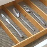 Non-Adhesive Drawer and Shelf Liner for Cabinets Gray