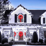 Garden Decoration Solar String Lights Outdoor with 8 Modes White