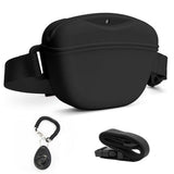 Upgrade Stronger Closure Dog Treat Pouch with Training Treat Bag Pouch Black