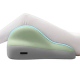 Ergonomic Memory Foam Reading Pillow for Bed and Sofa Green