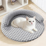 Washable Cooling Pet Bed with Removable Cover for Dogs & Cats – Dark Gray