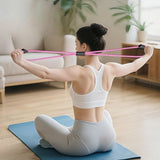 Yoga Set Pilates Essentials Kit for Women with Ring and Ball Pink