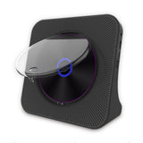 Bluetooth CD Player for Home Desktop Stereo Music Player with LED Display with Remote Control for Bedroom Living Room Black