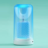 U-Shaped Automatic Electric Toothbrush – With Built-In Sanitizing Cup Sky Blue