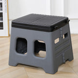 Portable Folding Toilet for Camping and Travel Grey