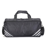 Gym Duffle Bag Travel Duffel Bag Outdoor Shoulder Sports Bag Black and White