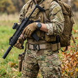 Nylon Tactical Belt Quick-Release for Outdoor Work Khaki