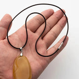 5Pcs Woven Necklace Rope Leather Cord Adjustable Rope for DIY Jewelry Coffee
