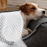 Pet Cooling Mat Dog Cat Breathable Summer Cooling Pad Light Grey