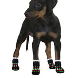 16Pcs Set Anti-Slip Dog Socks Stretchable Footwear Paw Protector for Indoor Use Spot Style
