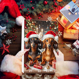 Christmas Countdown Advent Calendar – Dog Holiday Collectible Hanging Ornament Style 3
