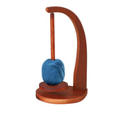 Wooden Yarn Holder for Knitting with Magnetic Spinner Style 3