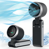 Portable Handheld Turbo Fan with 5-Speed Settings Mini Travel Fan for Beach and Outdoor Use Black