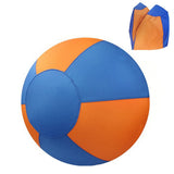 Dog Herding Ball Outdoor with Reinforced Oxford Fabric and Slow Deflation Orange