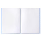 2 PCS Binder with 40 Page Clear Folderfor Certificate & Office Project Document Organizer Blue