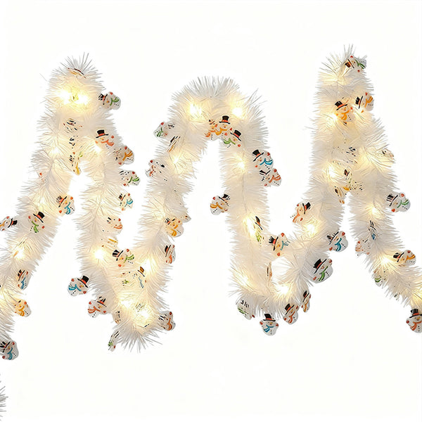 5M Christmas LED Garland – 50 Warm White Lights for Indoor & Outdoor Tree Decoration Style 1
