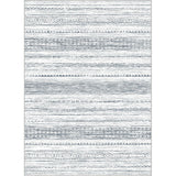 Bohemian Rug Soft Machine Washable for Bedroom Under Dining Table Home Office Blue