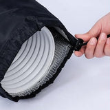 Insulated Protective Cover for Portable AC Exhaust Hose Water Resistant Black