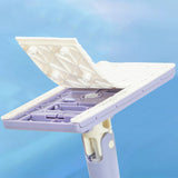 Mini Lazy Floor Cleaning Flat Mop Multi-Functional Self-Squeeze Face Towel Mop Purple