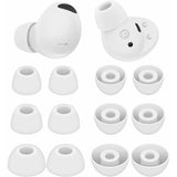 6 Pairs Ear Tips Compatible With Galaxy Buds 2 Pro S/M/L Replacement Soft Earbuds White