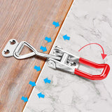 4 PCS Toggle Latch Quick Release Over Centre Latch for Door Window Cabinet Small