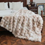 Bubble Tie Dye Throw Throw Blanket for Couch Cozy Soft and Fuzzy for Sofa Bedroom Living Room Khaki