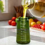 2PCS Glass Oil Sprayer for Cooking Kitchen Green
