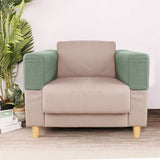 2PCS Universal Chair Arm Protector Covers for Furniture Light Green