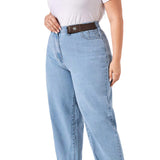4Pcs Set No Buckle Elastic Belt for Jeans and Pants Adjustable Waistband Tightener with Double Ring Design Stretch Belt Loop Strap Beige andCoffee