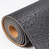 PU Leather Desk Mat Protector Non-Slip Mouse Mat Water Resistant Desk Blotter Pad for Office and Home Black