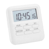 Digital Kitchen Timer with Large Display 99 Hour Countdown Count Up Timer with Retractable Stand for Cooking Classroom Workout White