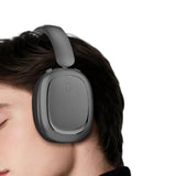 Over Ear Bluetooth Wireless Headphones Lightweight Foldable for Travel Home and Office Black