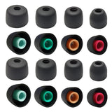 8 Pairs Replacement Silicone Ear Tips Compatible with Sony WF-1000XM5 WF-1000XM4 Earbuds Tips with XS/S/M/L Sizes Black