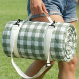 Waterproof Picnic Blanket Beach Outdoor Camping Mat Large Foldable Green