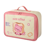 Lightweight Travel Organizer Bag with Multiple Compartments for Easy and Efficient Packing Pink