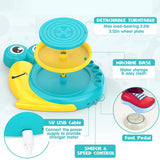 Pottery Wheel Kit for Kids Pottery Painting Set for Arts and Crafts Cyan