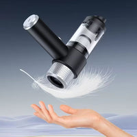 4-in-1 Cordless Vacuum Cleaner Handheld Dust Blower Home and Car Mini Air Duster Black