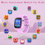 24 Games Smart Watch Camera Touch Screen Music Alarm Flashlight Video Fun Watch Purple