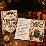 Christmas Gift Card Book DIY Spiral Bound with Handwritten Note Pages Style 1