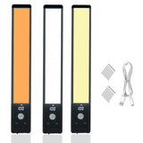 24 cm Rechargeable LED Motion Sensor Under Cabinet Light with Digital Display Timer
