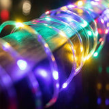 Solar Rope Lights 12m 100 LED with 8 Modes for Parties and Weddings Multicolor