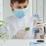 60X-180X Magnification Pocket Microscope Explorer Toy Set for Kids Blue