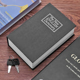 Secret Money Case  Key Lock Jewellery Security Box Black