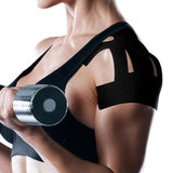 20PCS Precut Shoulder Kinesiology Tape – Elastic Sports Support Tape Black