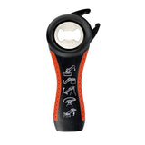 3PCS Jar and Bottle Opener Set with Non-Slip Grip Pad for Weak Hands Red